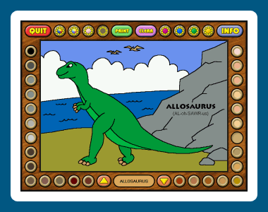 Coloring Book II: Dinosaurs Screenshot